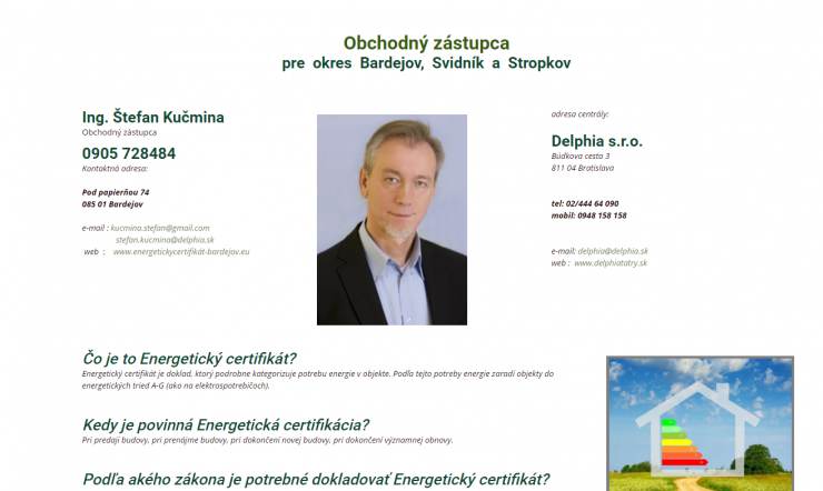 Energetické Certifikáty Bardejov, Svidník, Stropkov