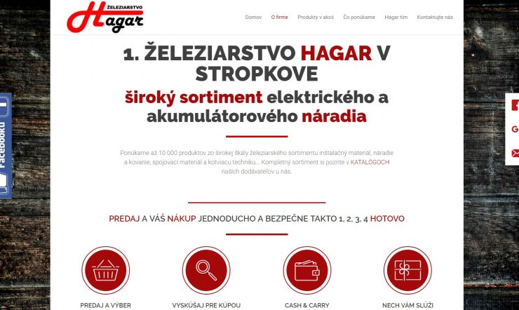 www.ZELEZIARSTVO.HAGAR.sk